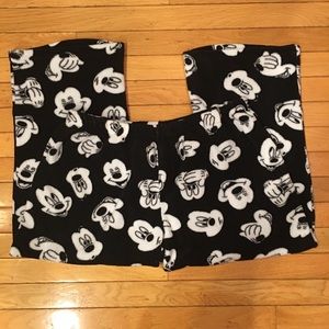 Disney Black Mickey Mouse Pajama Pants  sz 1X